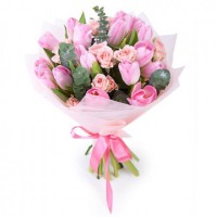 Букет из тюльпанов